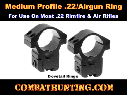Leapers .22 Scope Rings Airgun Rifle Rings 