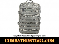 3 Day Molle Assault Backpack Digital Camo