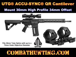 UTG ACCU-SYNC QR Cantilever Mount 30mm High Profile 34mm Offset