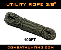 Utility Rope 3/8" Woodland Camo 100'