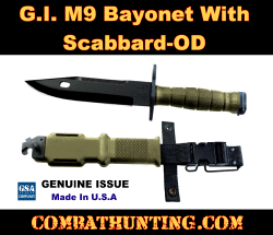 G.I. M9 Bayonet Genuine Issue