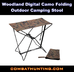 Woodland Digital Folding Camping Chair Stool