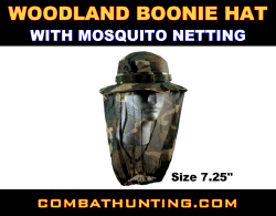 Woodland Boonie With Mosquito Netting Size 7.25"