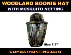 Woodland Boonie With Mosquito Netting Size 7.5"
