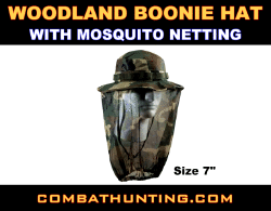 Woodland Boonie With Mosquito Netting Size 7"