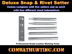 Weaver Leather Snap Tools & Rivet Setter Tools Deluxe 4P