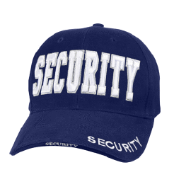 Security Logo Hat Baseball Cap Delux