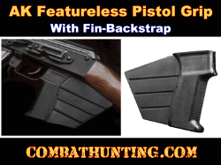 AK Featureless Pistol Grip With Fin/Backstrap