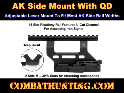 AK Side Optic Mount UTG® ACCU-SYNC® QR AK Side Mount Universal