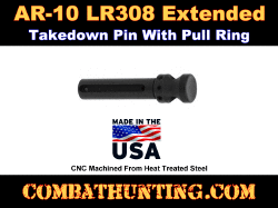 AR-10 LR308 Extended Takedown Pin With Pull Ring