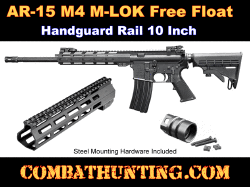 AR-15 M4 10 Inch Free Float Handguard M-LOK®