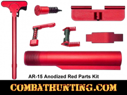 AR-15 Anodized Red Parts Kit