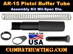 AR-15 Pistol Buffer Tube and Spring Kit Complete Assembly