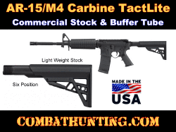 AR-15 Carbine Stock & Buffer Tube - Commercial-Spec