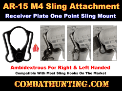 Single Point Sling Plate Dual Loop Ambidextrous