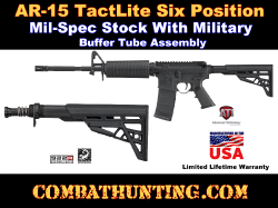 AR-15 Mil-Spec Stock & Buffer Tube Assembly KIt Package ATI TactLite
