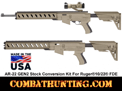 AR-22 Ruger 10/22 GEN2 Stock Kit FDE