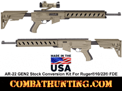 AR-22 Ruger 10/22 GEN2 Stock Kit FDE