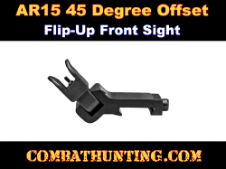 AR15 45 Degree Offset Flip-Up Front Sight BUIS
