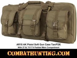 AR15 AK Pistol Soft Gun Case 28" Tan/FDE