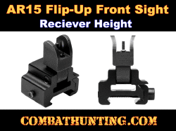 AR15 Flip-Up Front Sight-Reciever Height