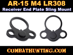 AR-15 M4 LR-308 Receiver End Plate Sling Mount Adapter