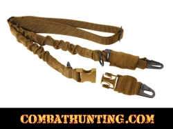 2 Point Sling Bungee Sling Quick Release Buckles Coyote
