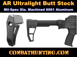 AR-15 Ultralight Butt Stock Micro Battle Stock Featureless