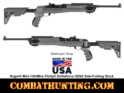 Ruger® Mini-14®/Mini-Thirty® Strikeforce GEN2 Stock Destroyer Gray