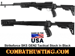 ATI Strikeforce SKS Gen2 Stock Folding Stock Black