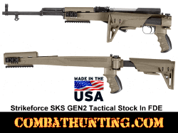ATI Strikeforce SKS Gen2 Stock Folding Stock Flat Dark Earth