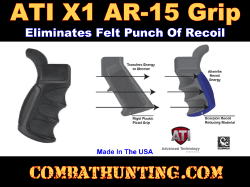 ATI X1 AR-15, AR-10, Pistol Grip Black