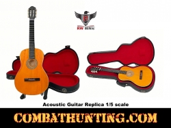 Acoustic Guitar Replica 1/5 scale RW Minis