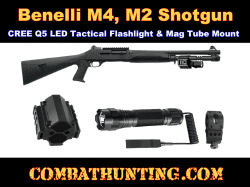 Benelli Tactical Shotgun LED Flashlight & Accessory Mount