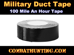 Military Duct Tape AKA 100 Mile An Hour Tape Black