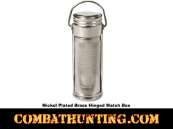 Brass Hinged Match Box Waterproof