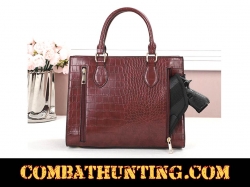 CCW Concealed Carry Purse For Women Burgundy
