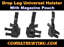 Drop Leg Universal Holster Black