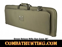 Deluxe Rifle Case Soft Gun Case 36 Inches Green