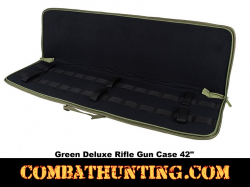 Deluxe Rifle Case Soft Gun Case 42 Inches Green