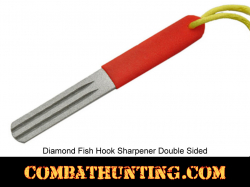 Diamond Fish Hook Sharpener Double Sided