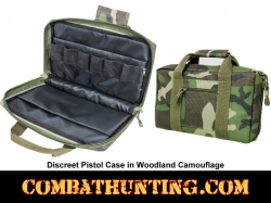 Discreet Pistol Case Woodland Camouflage