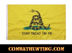 Deluxe Don't Tread On Me Flag 3' X 5' Gadsden flag