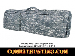 Double Rifle Case Digital Camo 45 Inch