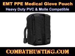 EMT Glove Pouch Molle Medical Glove Pouch Black
