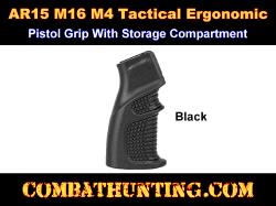 AR-15 Pistol Grip With Storage Compartment Ergonomic Grip