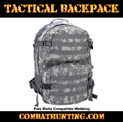 Extreme Pak Digital Camo Water-Resistant Heavy-Duty Army Backpack
