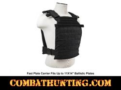 Fast Plate Carrier Fits Up to 11X14" Ballistic Plate Black