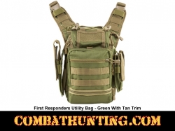 Green With Tan Trim First Responders Utility Bag