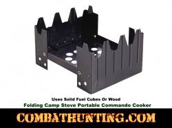 Camping Commando Folding Stove For Bug Out Bag